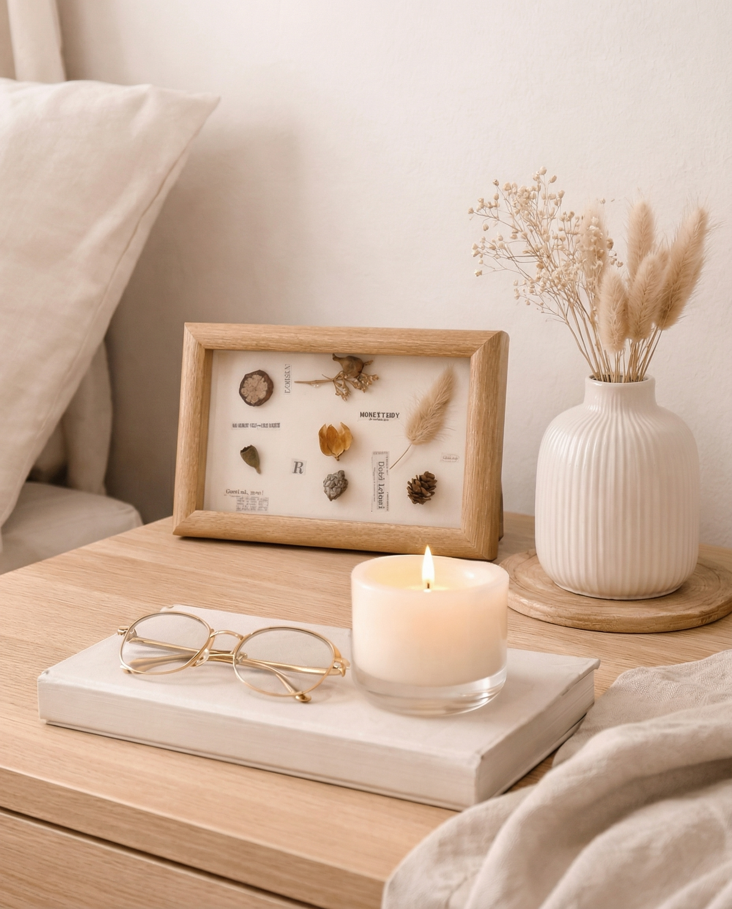 Dried Flower Decorative Frame 17*12