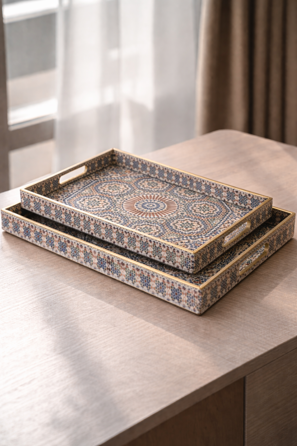 Andalusi Mosaic Tray "Melamine"