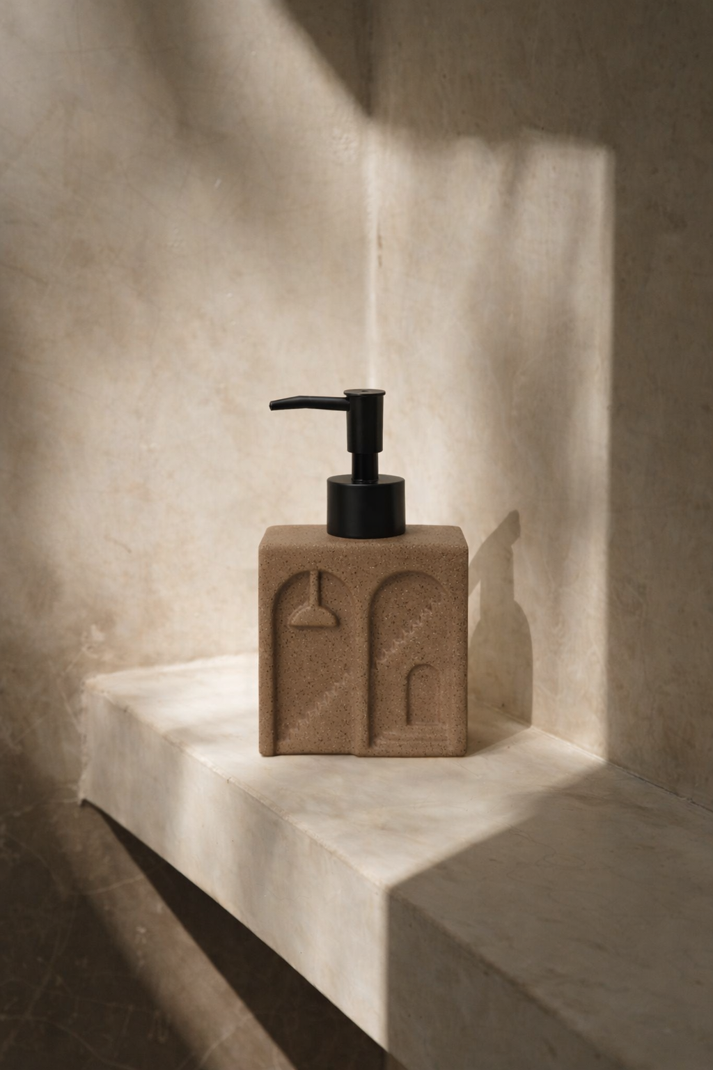 Home Feel Soap Dispenser
 - Brown