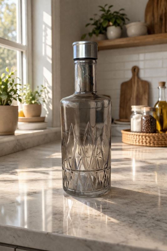 Crystal Smoke Gray Water Bottle