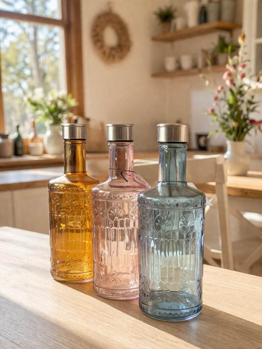 Crystal Bottle Set – Trio Collection