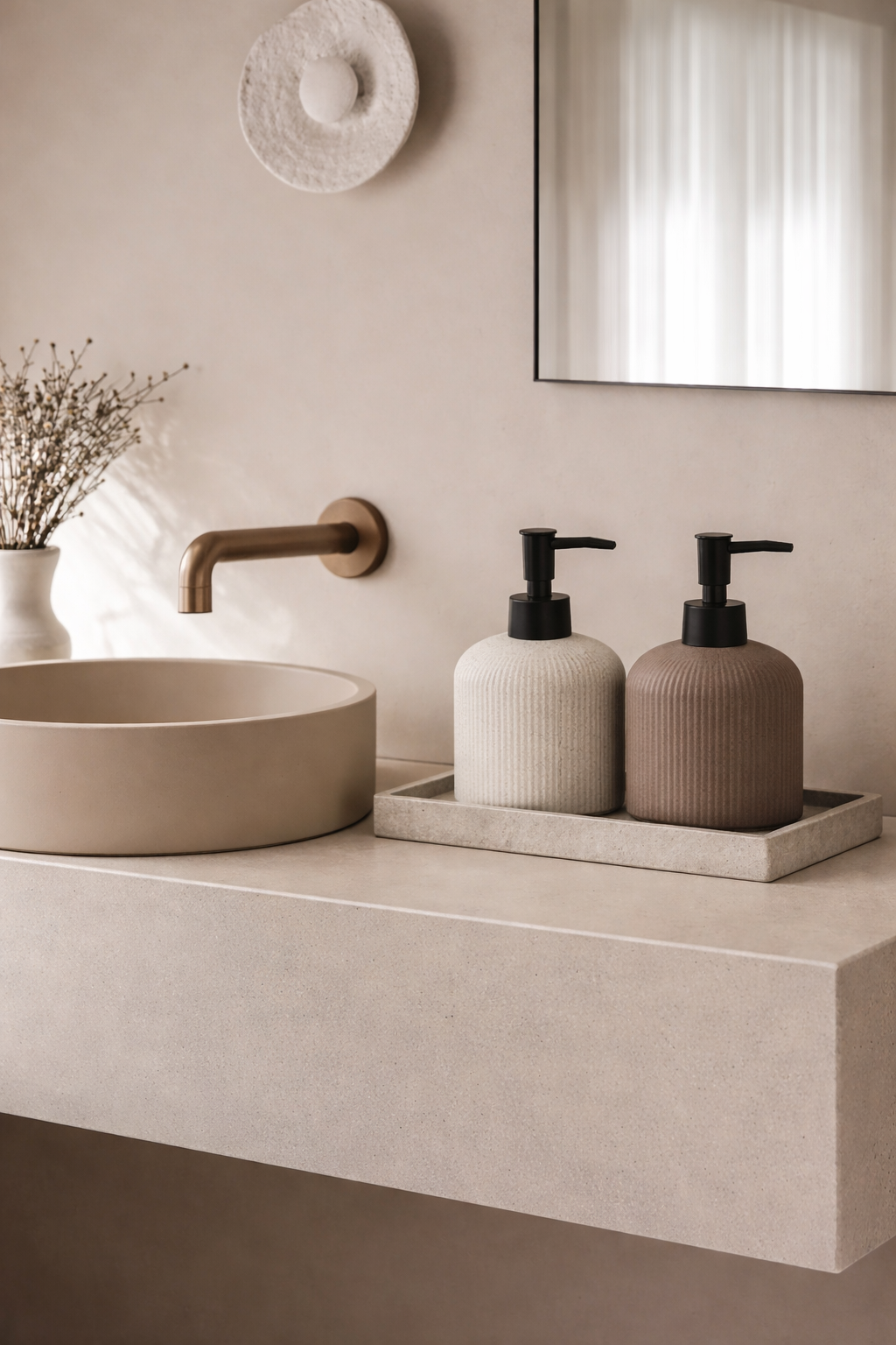 Soft Stone Duo - Off White & Brwon