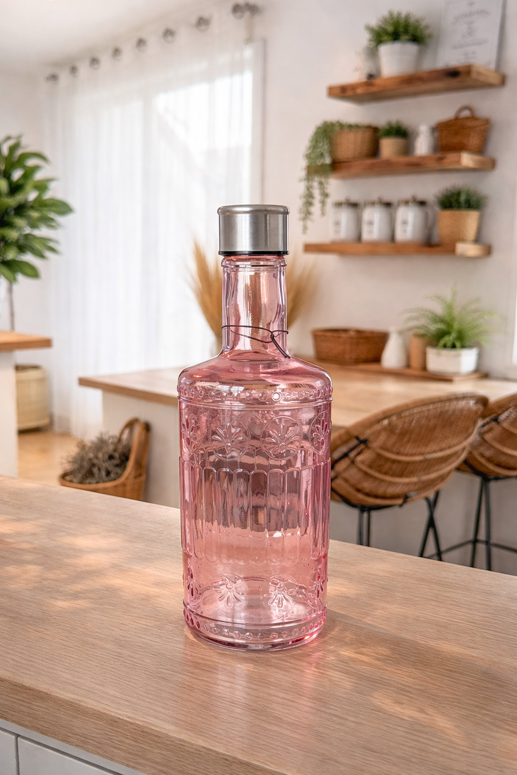 Crystal Blush Pink Bottle