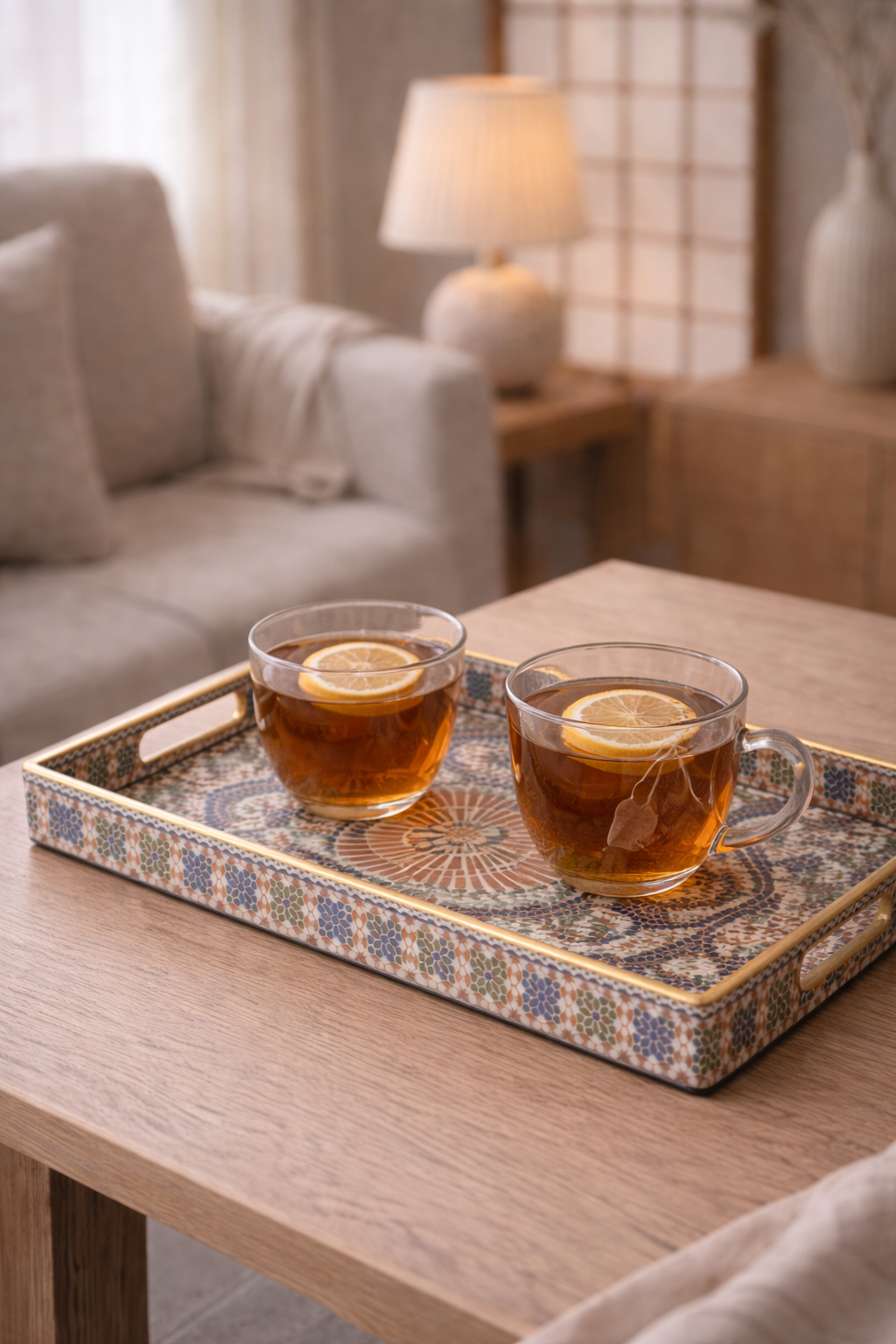 Andalusi Mosaic Tray "Melamine"