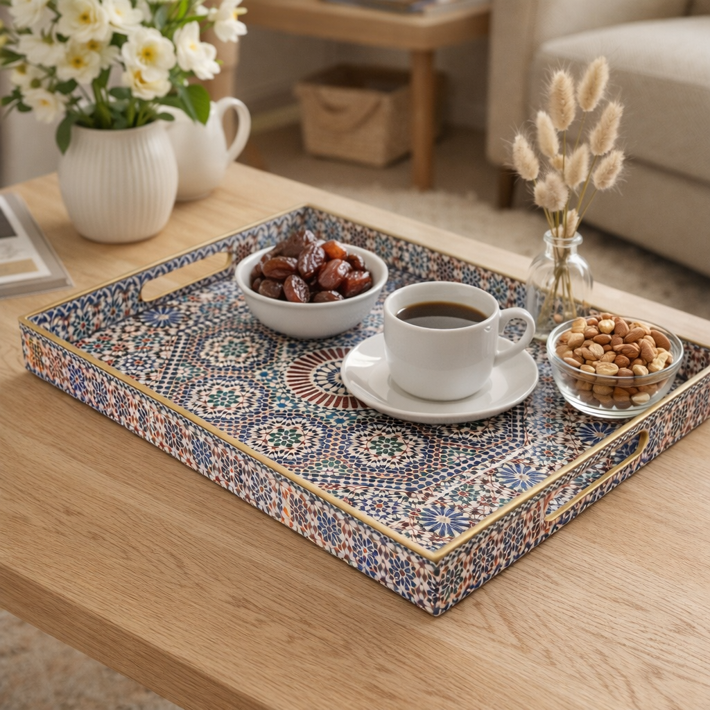 Andalusi Mosaic Tray "Melamine"