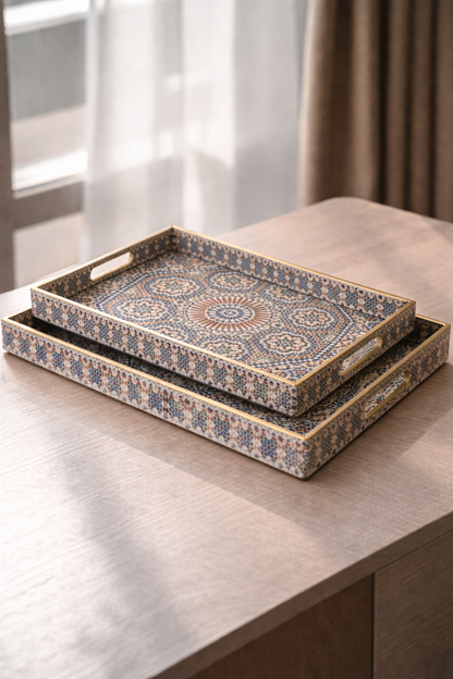 Andalusi Mosaic Tray "Melamine"