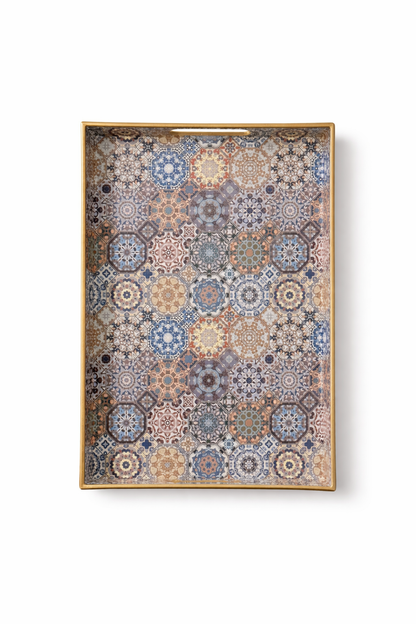 Royal Mosaic Tray "Melamine"